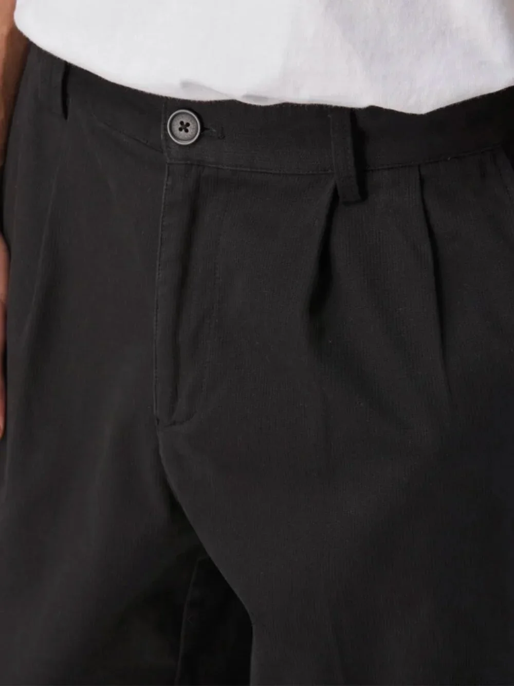 Casual Corduroy Pants for Men in Brown